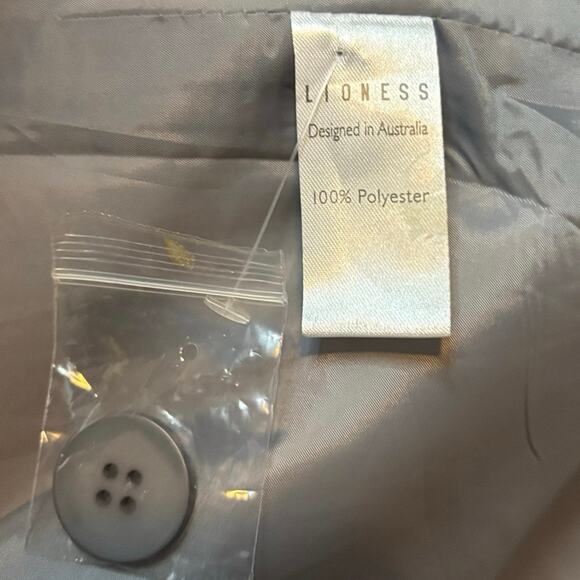 Lioness Olsen Gray Longline Coat XS NWT – Wool Look Winter Overcoat - Picture 9 of 10